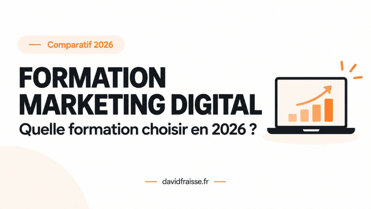 Formation marketing digital : comparatif 2026 pour choisir sa formation en ligne