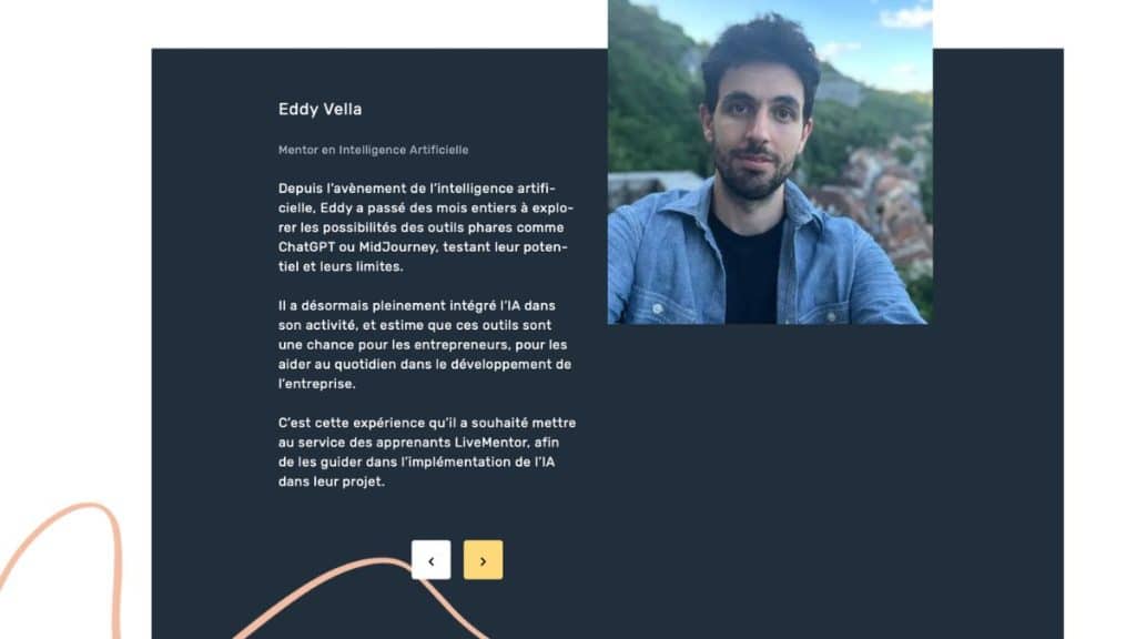 Eddy Vella, mentor en intelligence artificielle chez LiveMentor