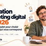 Formation marketing digital en 2026 avec comparatif des programmes, prix, CPF et avis